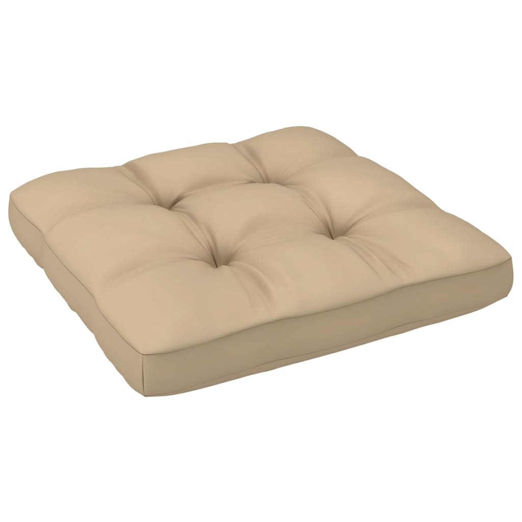 6-Delige Loungeset Pallet Met Kussens Geïmpregneerd Grenenhout Beige 1 Bruin