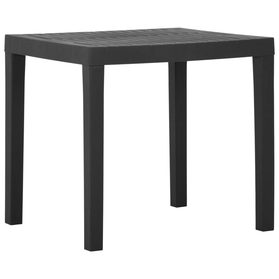 Tuintafel 79X65X72 Cm Kunststof Wit