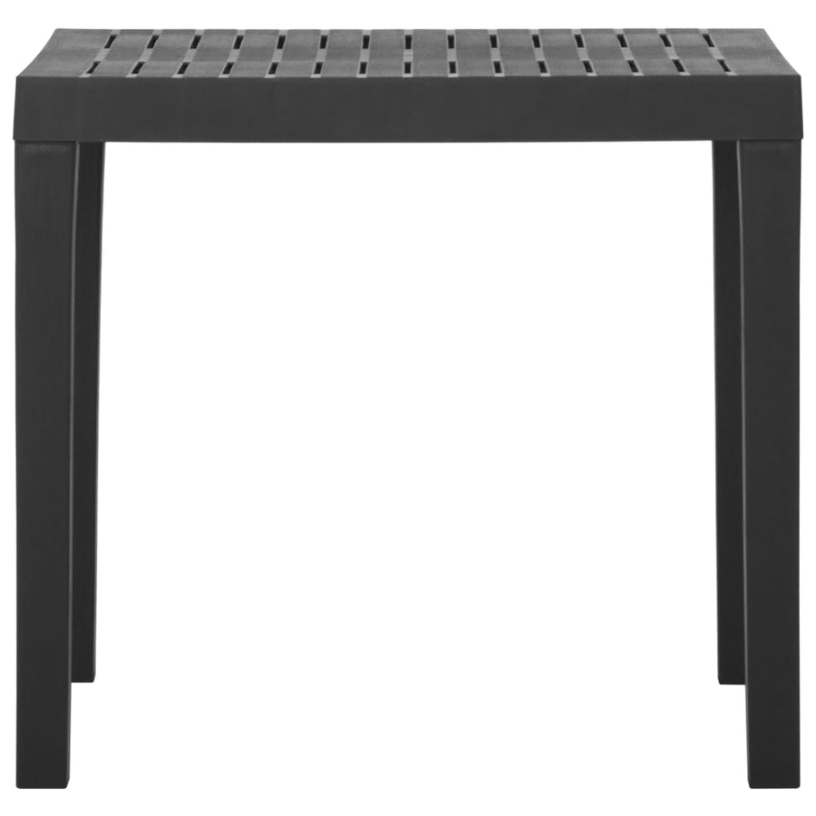 Tuintafel 79X65X72 Cm Kunststof Grijs