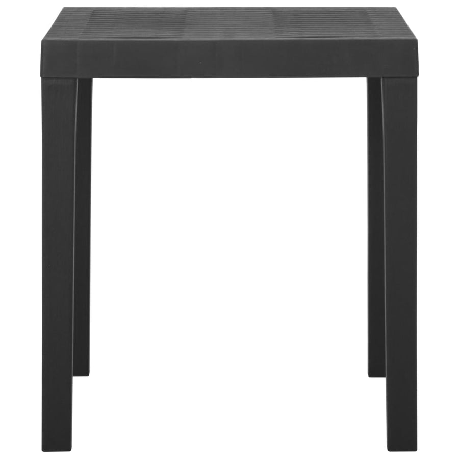 Tuintafel 79X65X72 Cm Kunststof Grijs