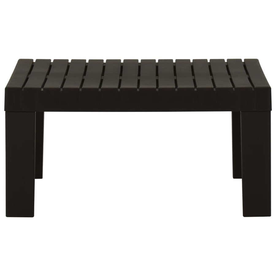 -Delige Loungeset Met Kussens Kunststof 2 Grijs