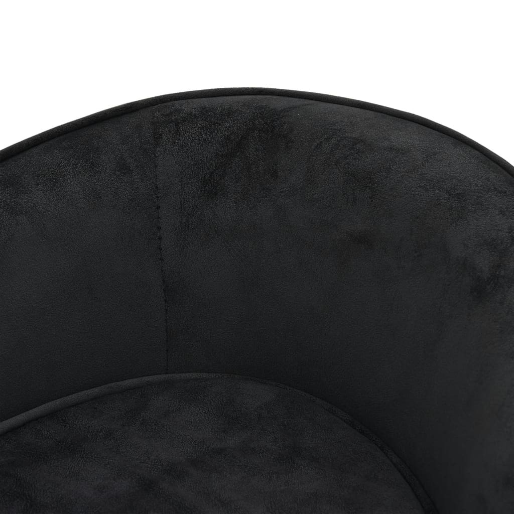 Hondenbank 69X49X40 Cm Pluche Zwart