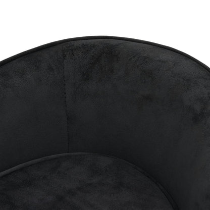 Hondenbank 69X49X40 Cm Pluche Zwart