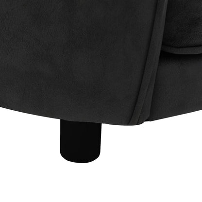 Hondenbank 69X49X40 Cm Pluche Zwart