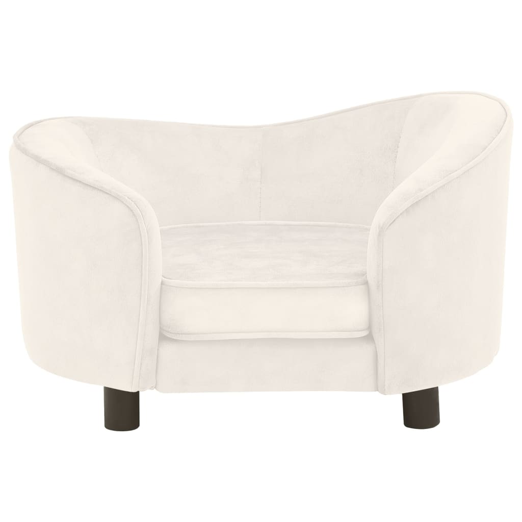 Hondenbank 69X49X40 Cm Pluche Kleurig Crème