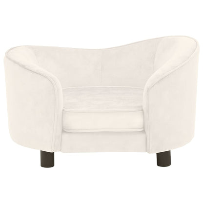 Hondenbank 69X49X40 Cm Pluche Kleurig Crème