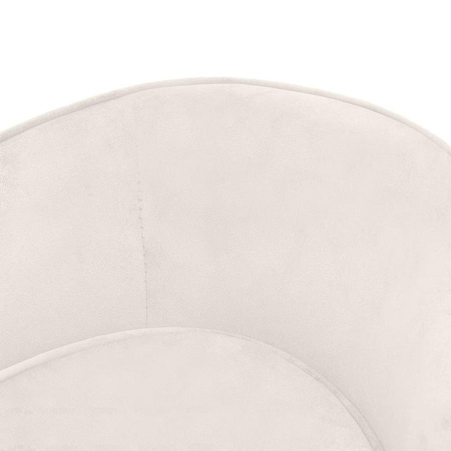 Hondenbank 69x49x40 cm pluche crèmekleurig