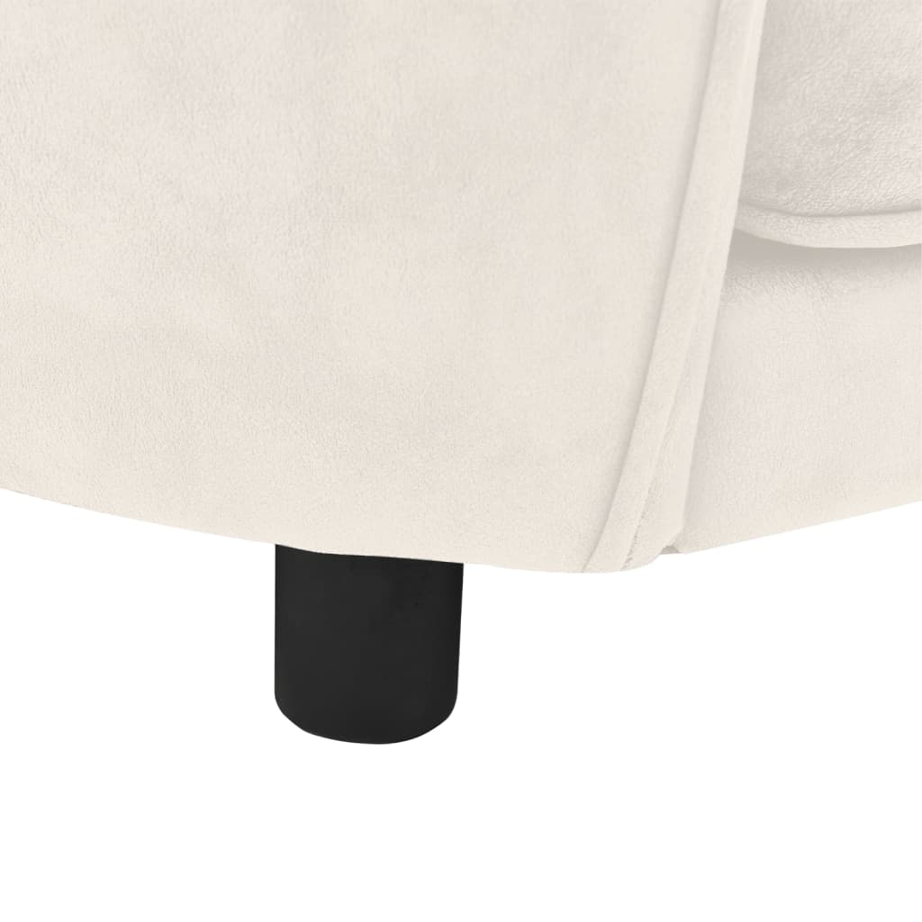 Hondenbank 69X49X40 Cm Pluche Kleurig Crème