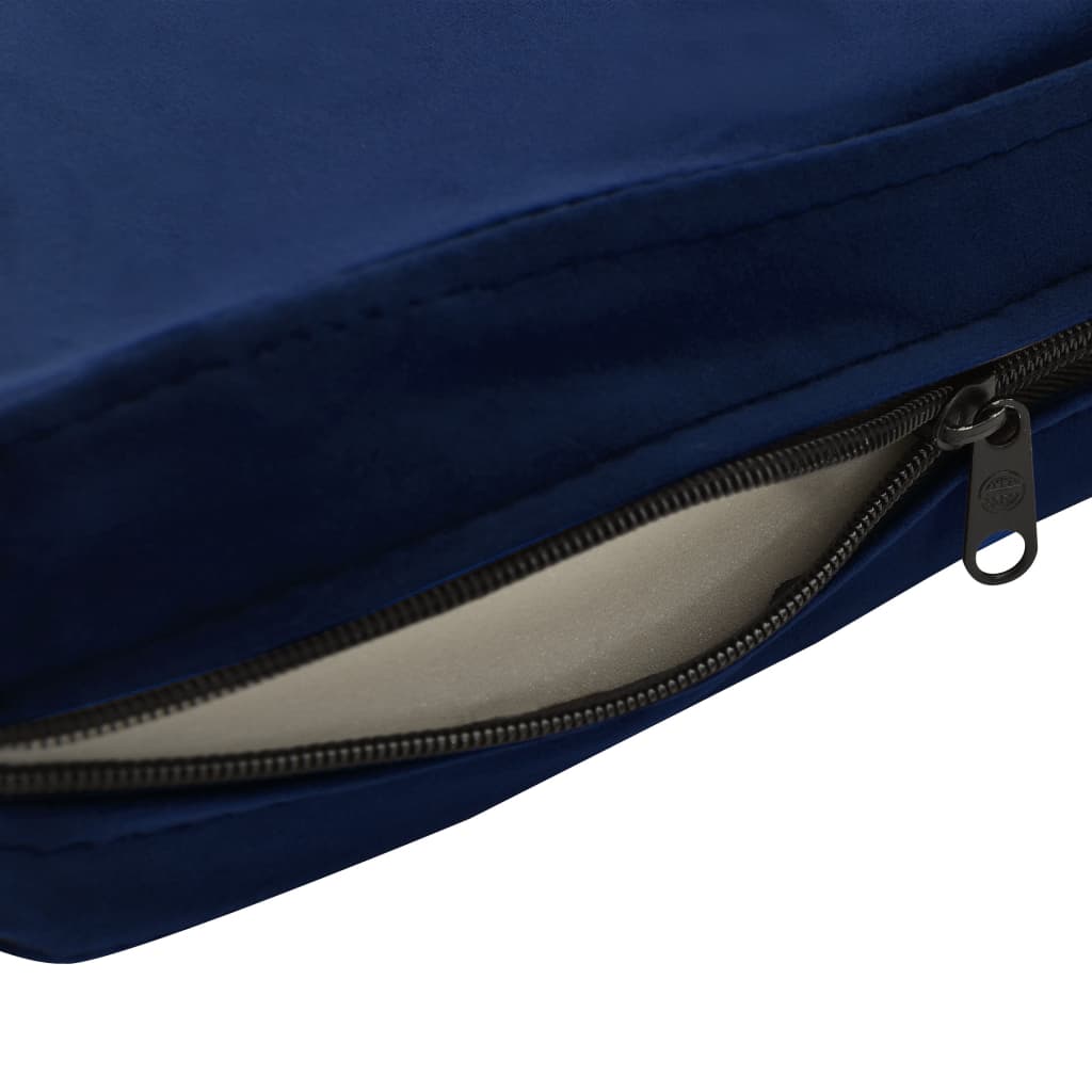 Hondenbank 72X45X30 Cm Pluche Blauw