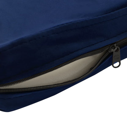 Hondenbank 72X45X30 Cm Pluche Blauw