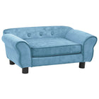 Dog sofa 72x45x30 cm plush turquoise