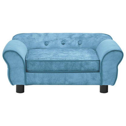 Hondenbank 72X45X30 Cm Pluche Turquoise