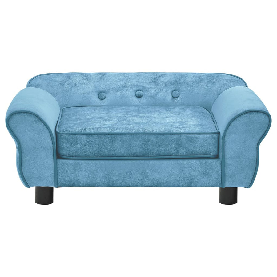 Hondenbank 72X45X30 Cm Pluche Turquoise