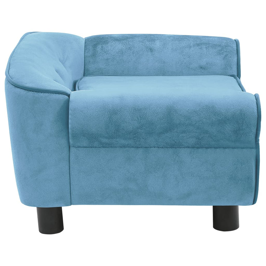 Hondenbank 72X45X30 Cm Pluche Turquoise