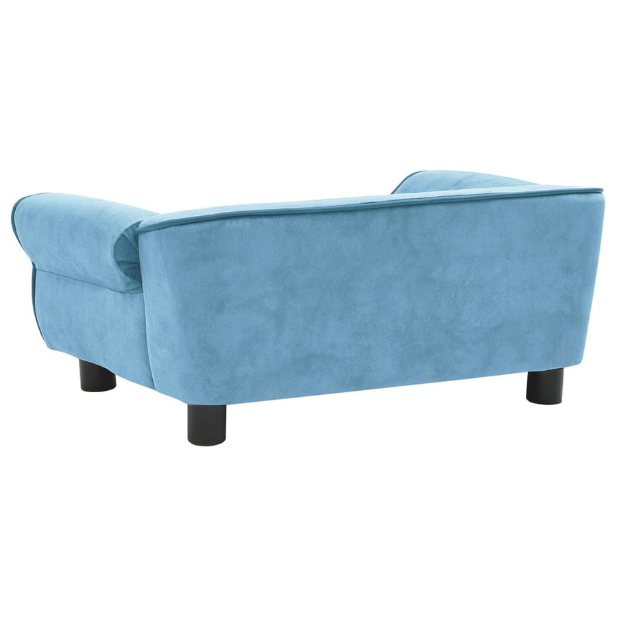 Hondenbank 72X45X30 Cm Pluche Turquoise