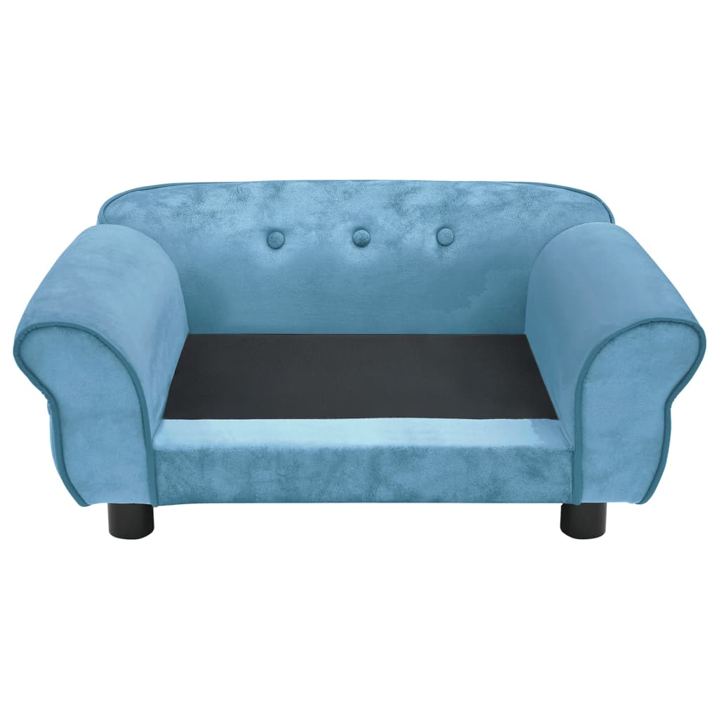 Hondenbank 72X45X30 Cm Pluche Turquoise