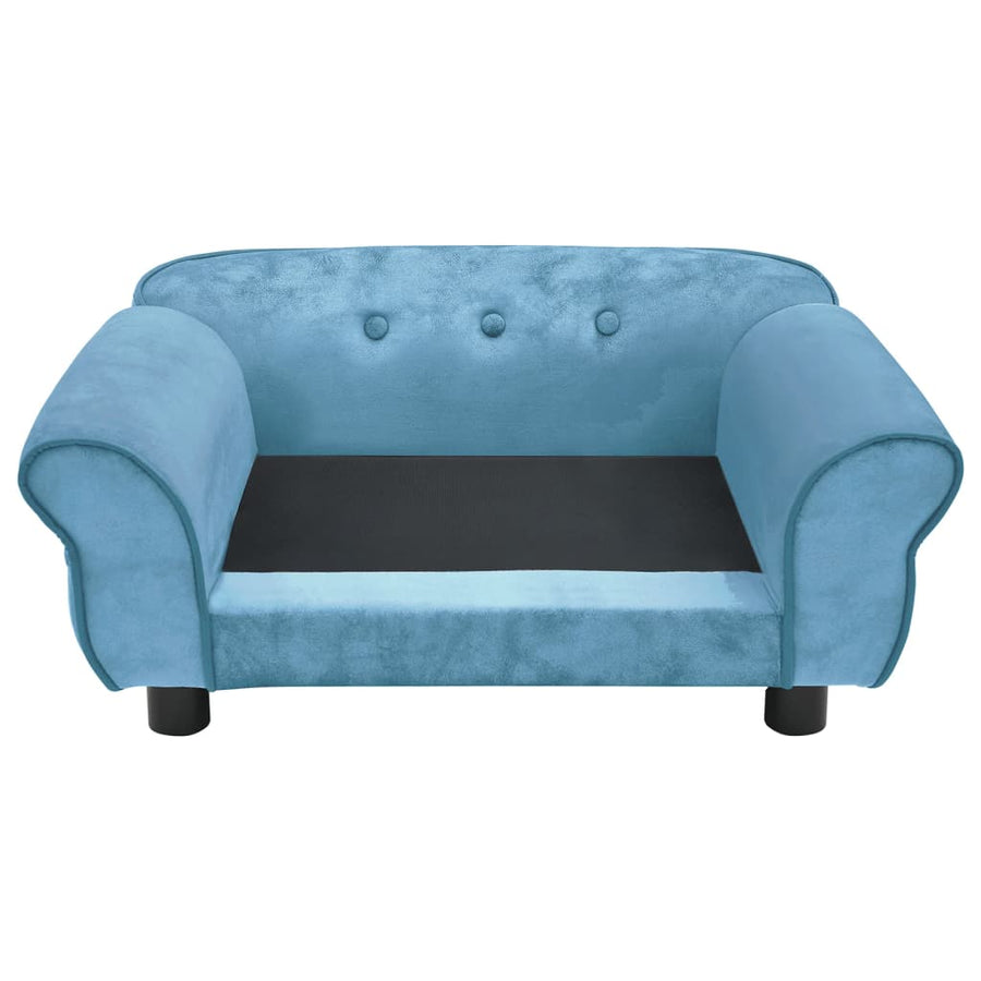 Hondenbank 72X45X30 Cm Pluche Turquoise