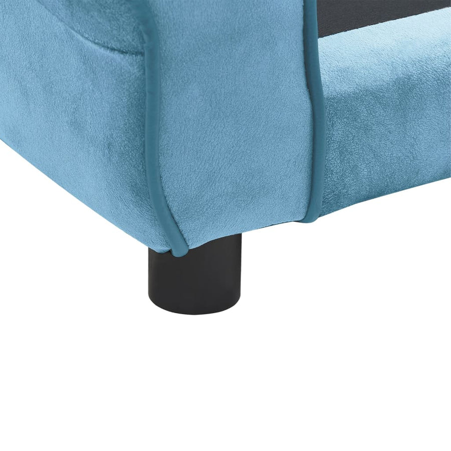 Hondenbank 72X45X30 Cm Pluche Turquoise