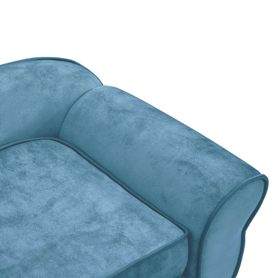 Hondenbank 72X45X30 Cm Pluche Turquoise