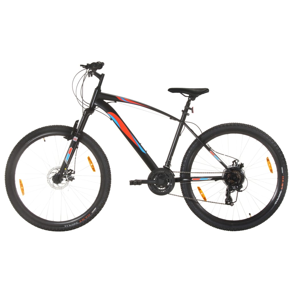 Mountainbike 2 Versnellingen 29 Inch Wielen Frame 48 cm Zwart
