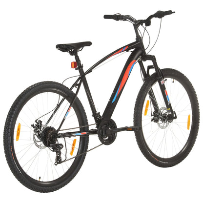 Mountainbike 2 Versnellingen 29 Inch Wielen Frame 48 cm Zwart