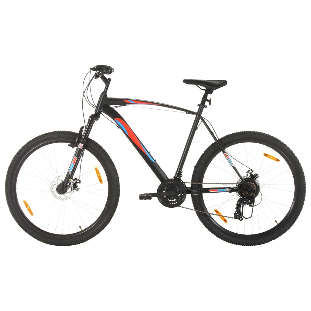Mountainbike 21 Versnellingen 29 Inch Wielen 58 Cm Frame Zwart