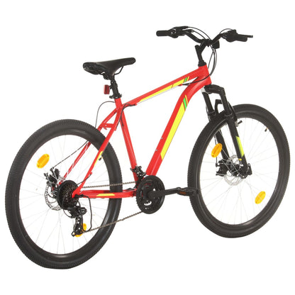 Mountainbike 21 Versnellingen 27,5 Inch Wielen Frame 50 cm Rood