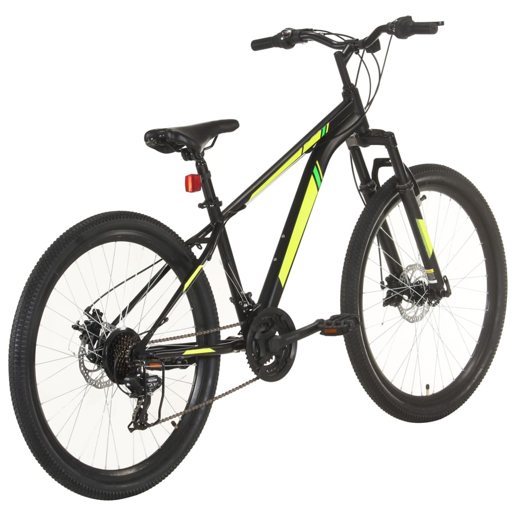 Mountainbike 21 Versnellingen 27,5 Inch Wiel Frame 38 cm Zwart