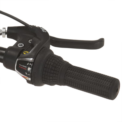 Mountainbike 21 Versnellingen 27,5 In Wielen 42 Cm Frame Zwart