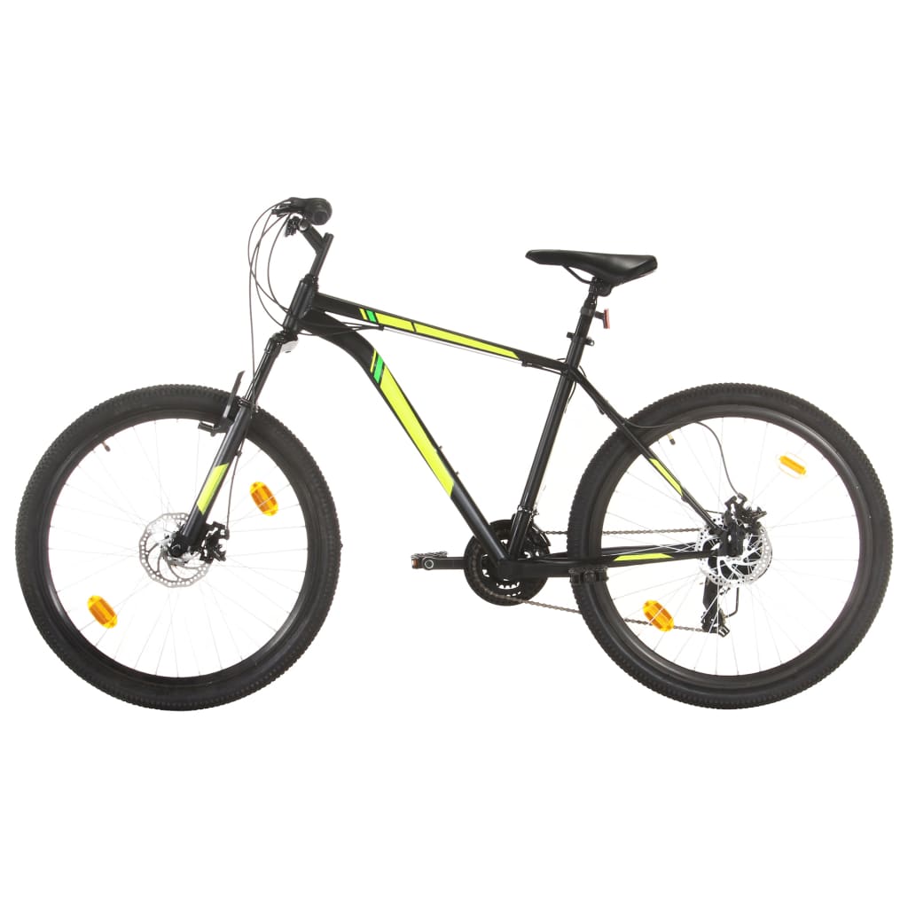 Mountainbike 21 versnellingen 27,5 in wielen 50 cm frame zwart