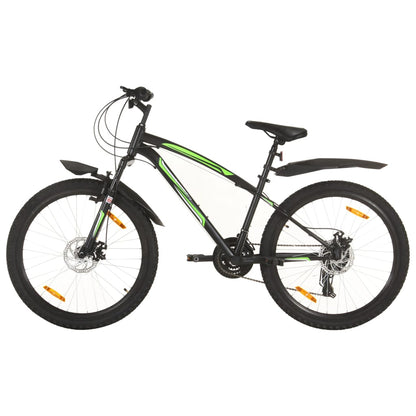 Mountainbike 21 Versnellingen 26 Inch Wielen 36 cm Zwart