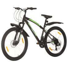 Mountainbike 21 Versnellingen 26 Inch Wielen 36 cm Zwart
