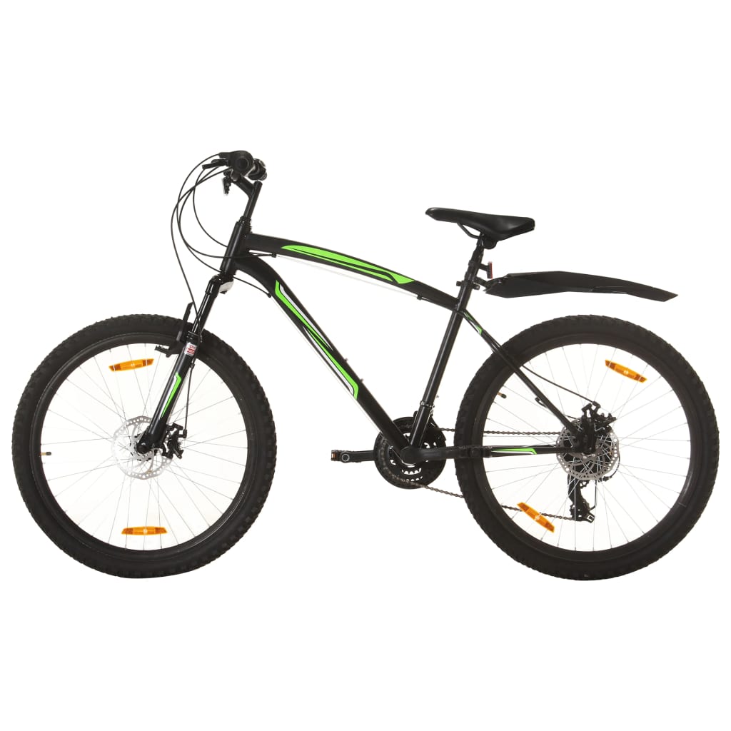 Mountainbike 21 Versnellingen 26 Inch Wielen 42 Cm Zwart