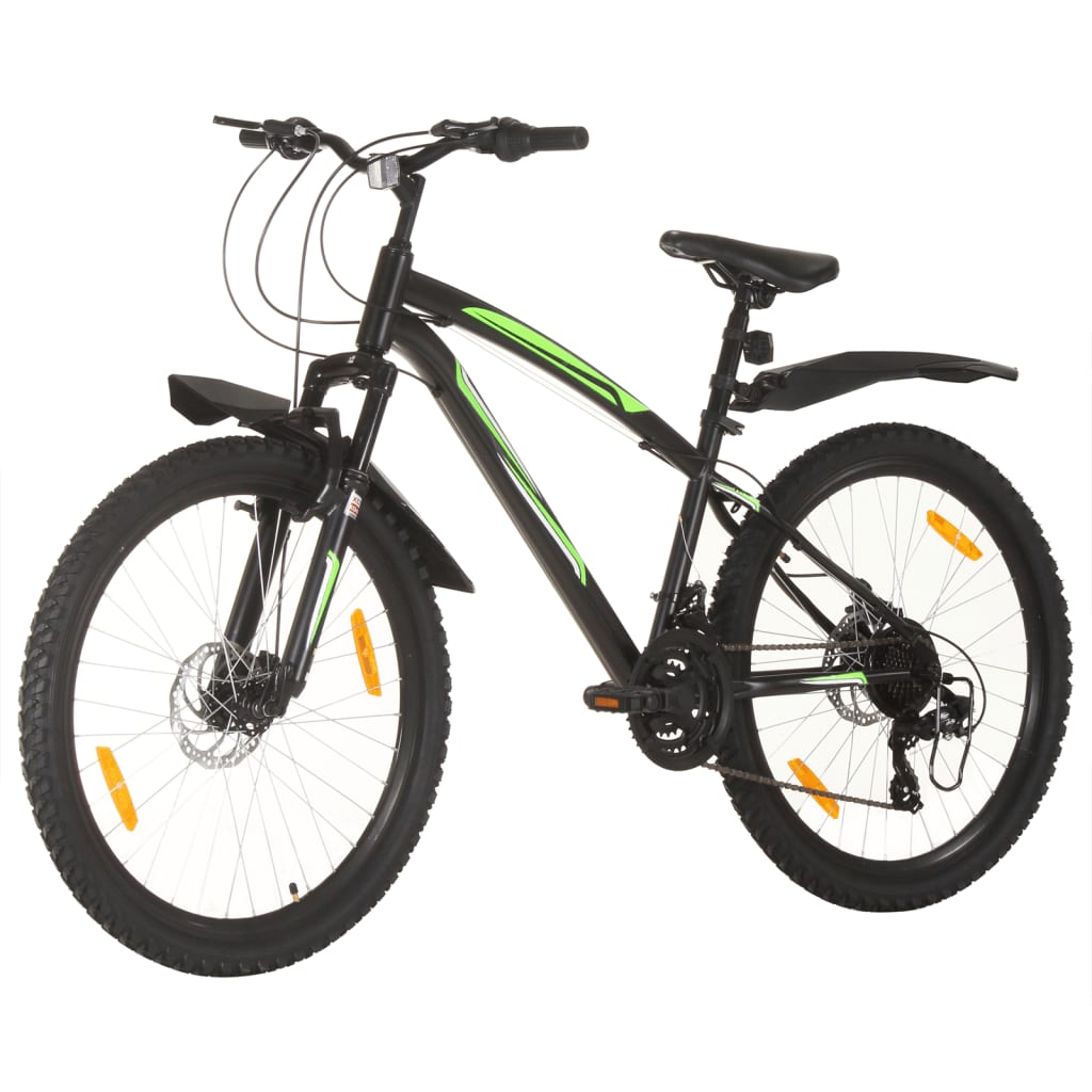 Mountainbike 21 Versnellingen 26 Inch Wielen 42 Cm Zwart