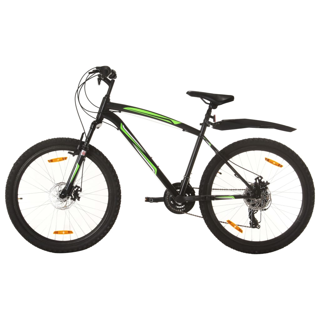 Mountainbike 21 Versnellingen 26 Inch Wielen 46 cm Zwart