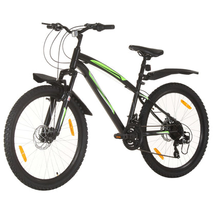 Mountainbike 21 Versnellingen 26 Inch Wielen 46 cm Zwart