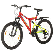 Mountainbike 2 Versnellingen 26 Inch Wielen 49 cm Rood