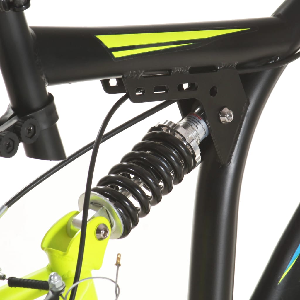 Mountainbike 21 Versnellingen 26 Inch Wielen 49 cm Zwart