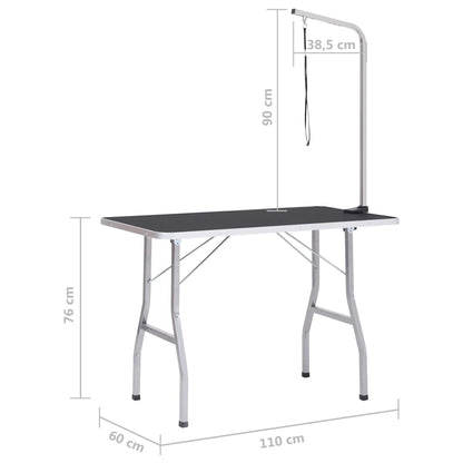 Hondentrimtafel Verstelbaar Met 1 Lus 110 x 60 x 76 cm