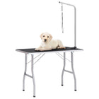 Hondentrimtafel 110x60x76 cm verstelbaar