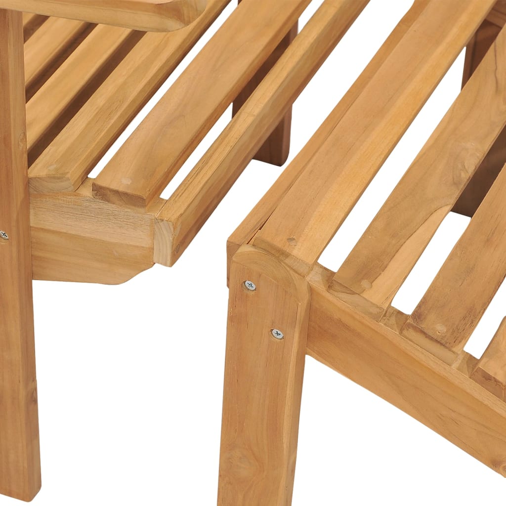 Stoel Adirondack Met Voetensteun Massief Teakhout 1