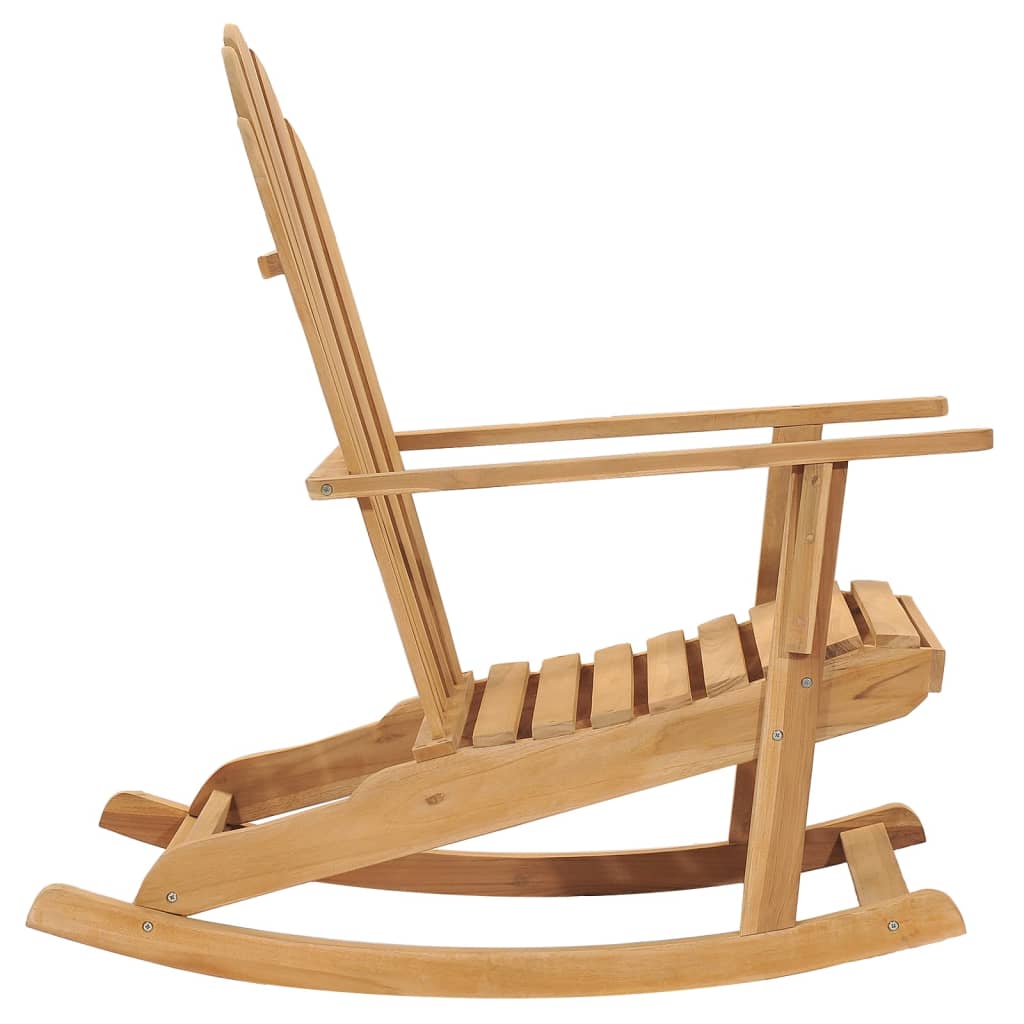 Schommelstoel Adirondack Massief Teakhout 1
