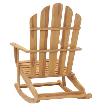 Schommelstoel Adirondack Massief Teakhout 1
