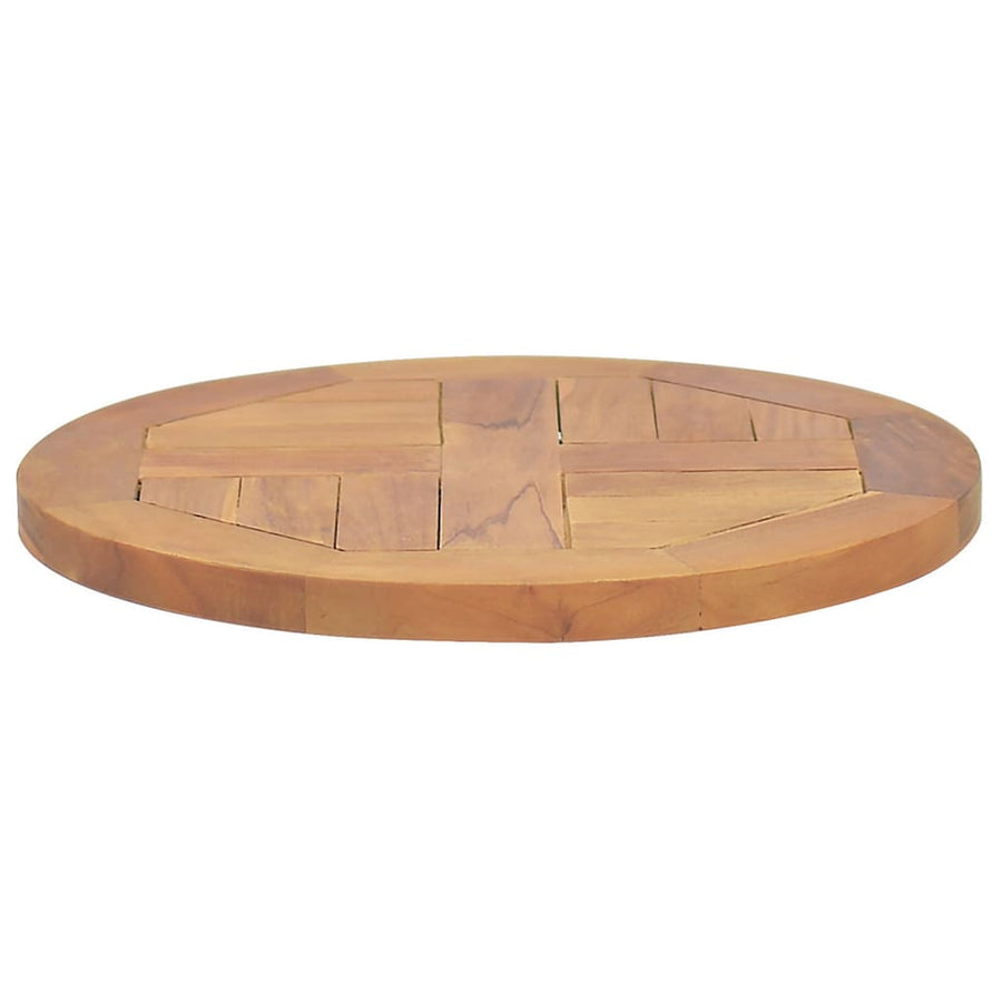 Tafelblad Rond 2,5 Cm 40 Cm Massief Teakhout Ø 40 x 2.5 cm