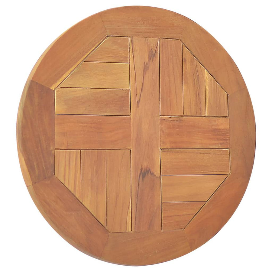 Tafelblad Rond 2,5 Cm 40 Cm Massief Teakhout Ø 40 x 2.5 cm