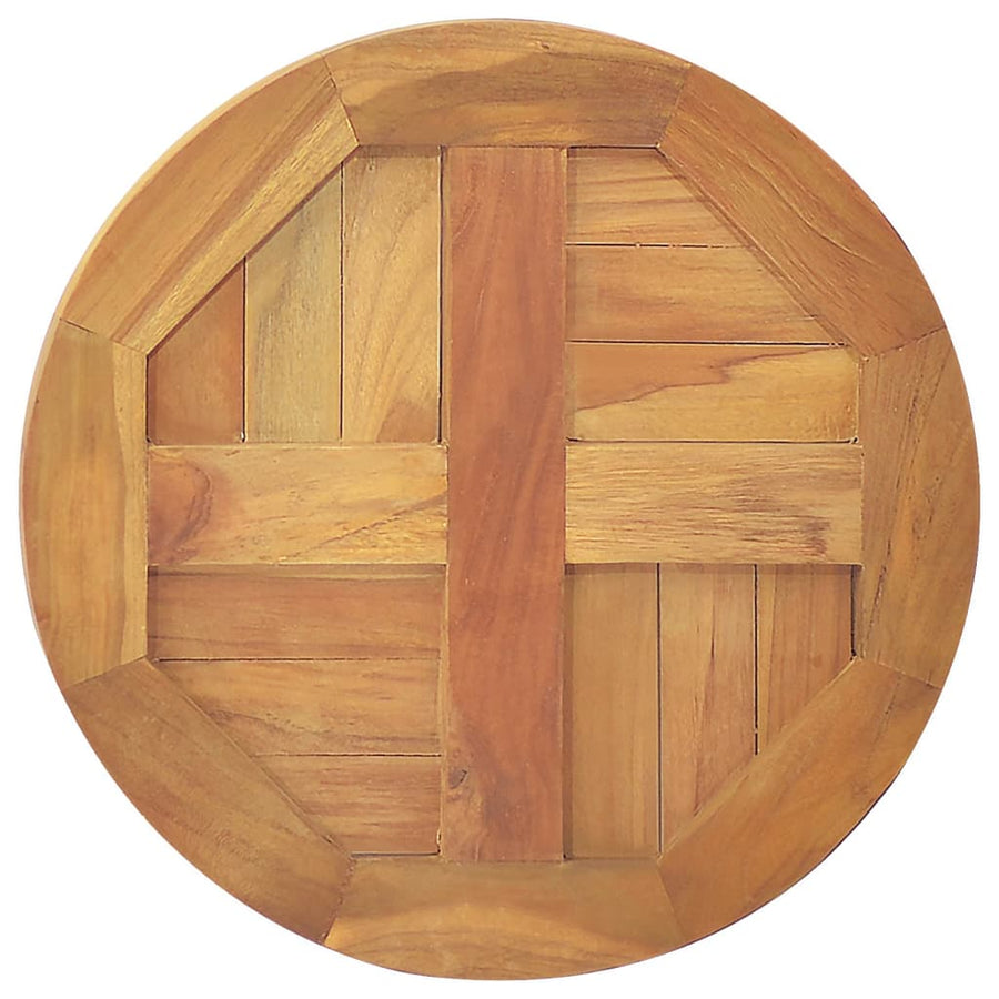 Tafelblad Rond 2,5 Cm 40 Cm Massief Teakhout Ø 40 x 2.5 cm