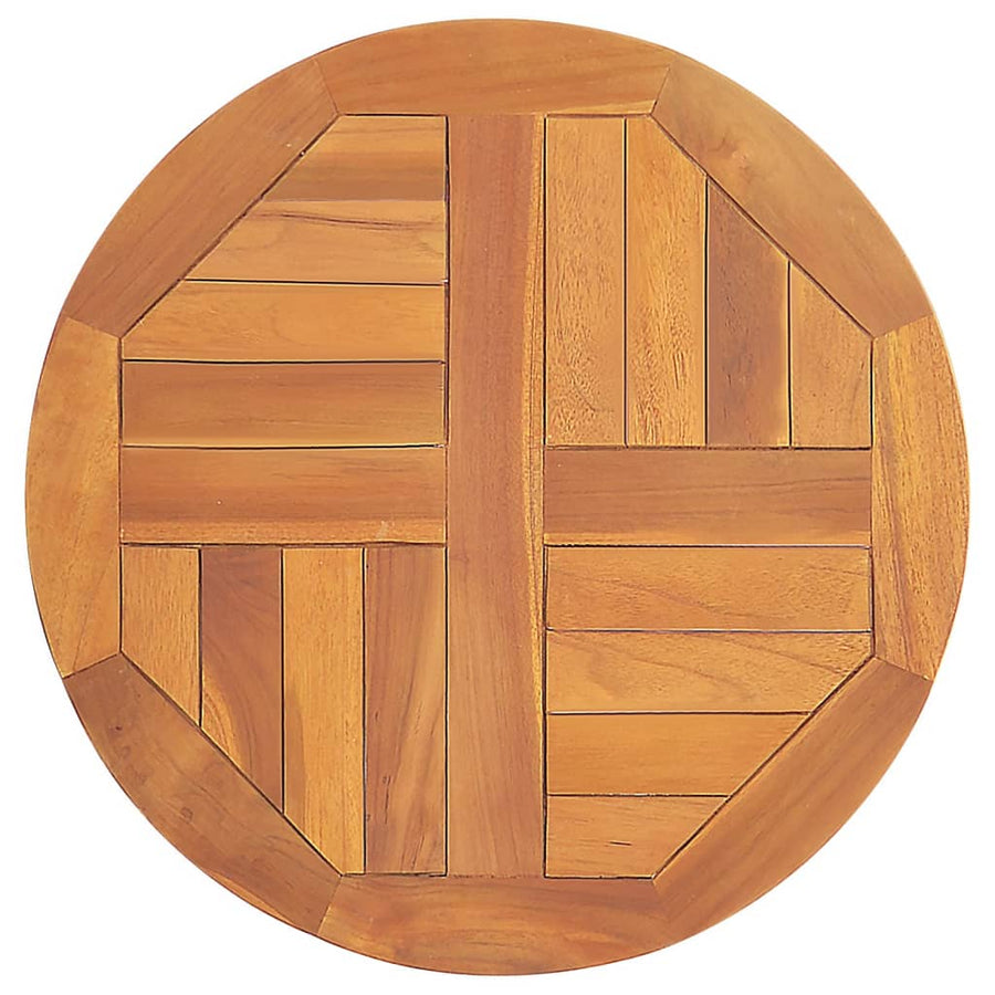 Tafelblad Rond 2,5 Cm 50 Cm Massief Teakhout Ø 50 x 2.5 cm