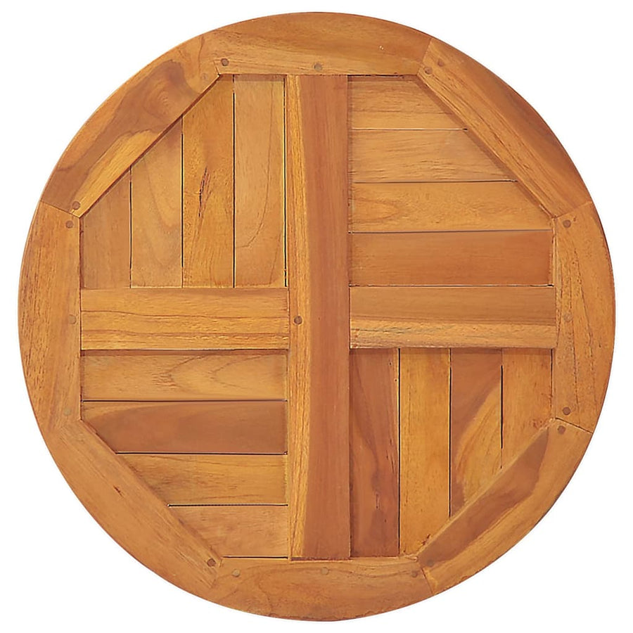 Tafelblad Rond 2,5 Cm 50 Cm Massief Teakhout Ø 50 x 2.5 cm