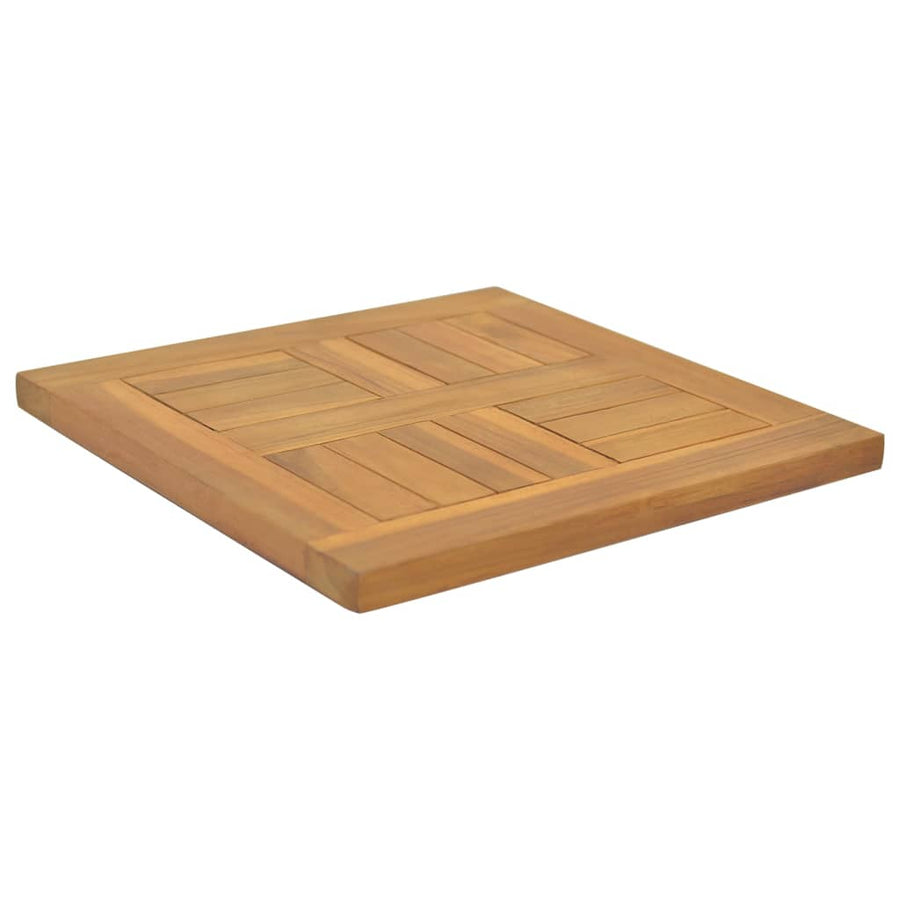 Tafelblad Vierkant 40X40X2,5 Cm Massief Teakhout 40 x 40 x 2.5 cm
