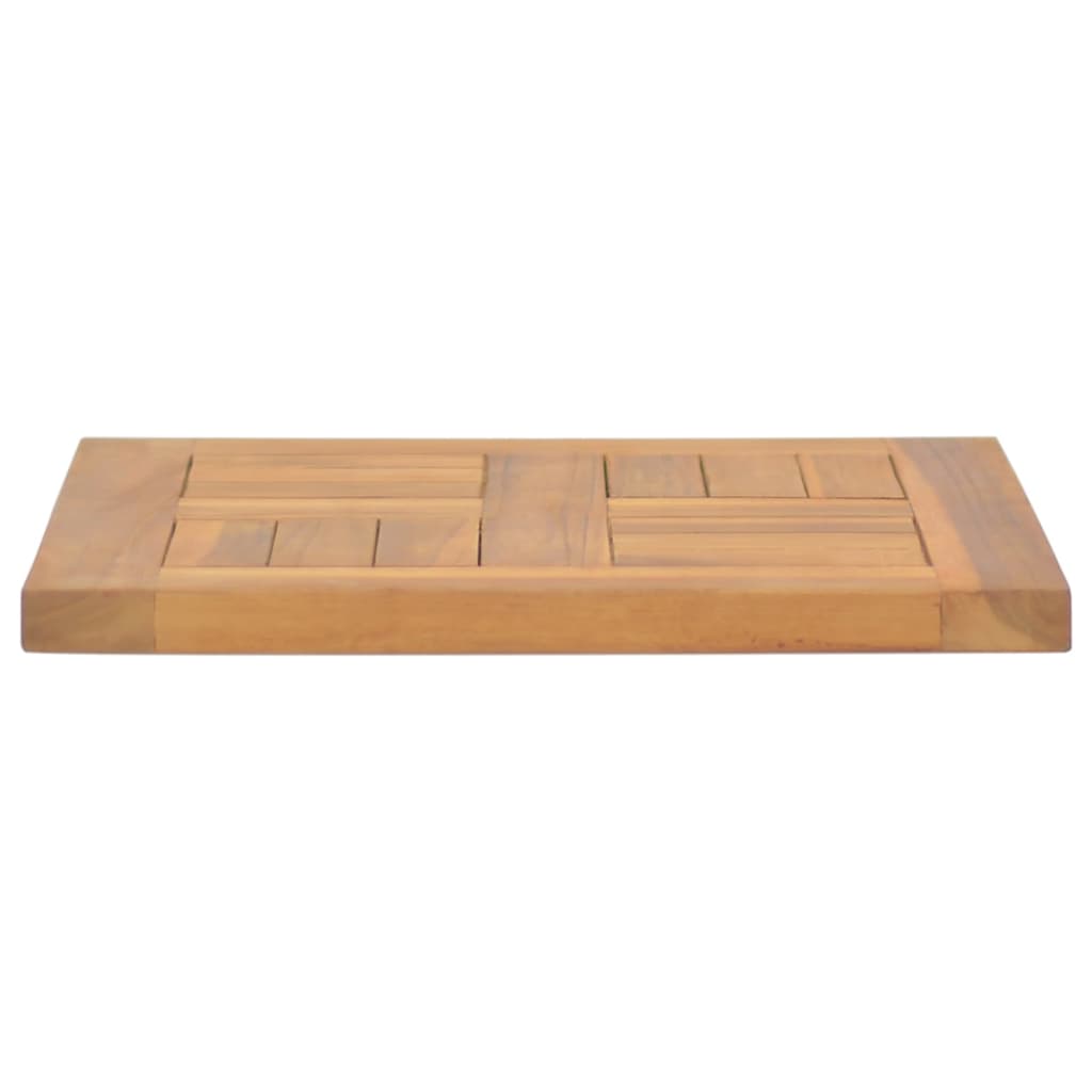 Tafelblad Vierkant 40X40X2,5 Cm Massief Teakhout 40 x 40 x 2.5 cm